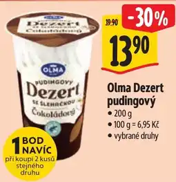 Albert Olma Dezert pudingový nabídka