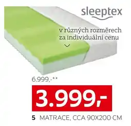 XXXLutz sleptex matrace nabídka