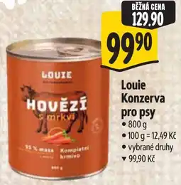 Albert Louie konzerva pro psy nabídka
