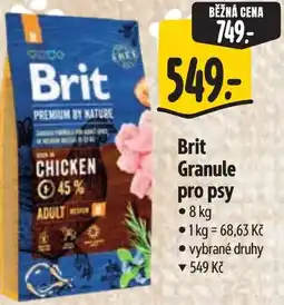 Albert Brit Granule pro psy nabídka