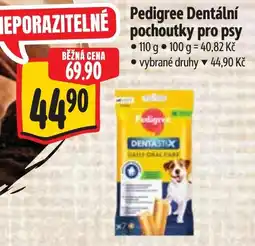 Albert Pedigree dentální pochoutky pro psy nabídka
