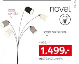 XXXLutz Stojací lampa nabídka