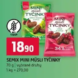 Terno Semix Mini müsli tyčinky nabídka
