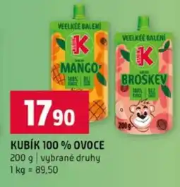 Terno KUBÍK 100 % OVOCE nabídka