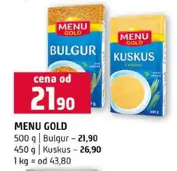 Terno Menu Gold bulgur nabídka