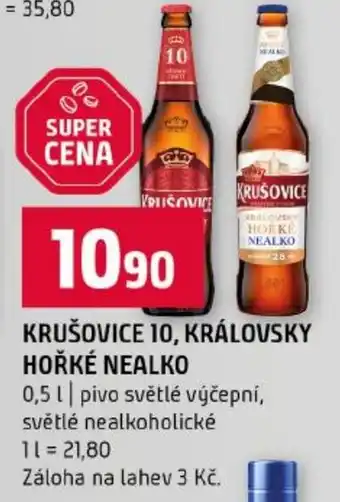 Krušovice 10, královsky hořké nealko