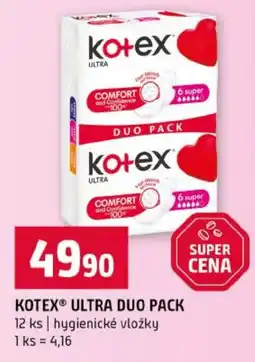 Terno Kotex ultra duo pack nabídka