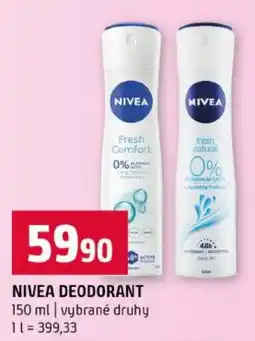 Terno Nivea deodorant nabídka