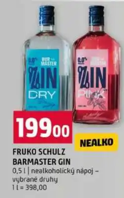 Terno FRUKO SCHULZ BARMASTER GIN nabídka