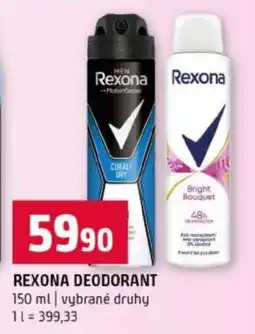 Terno Rexona deodorant nabídka