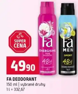 Terno Fa deodorant nabídka