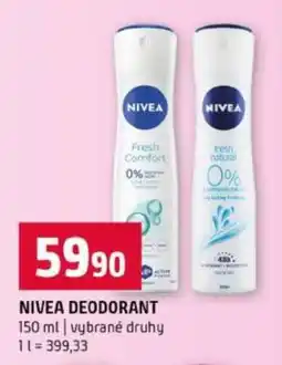 Terno Nivea deodorant nabídka