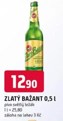Trefa Zlatý Bažant světlý ležák nabídka
