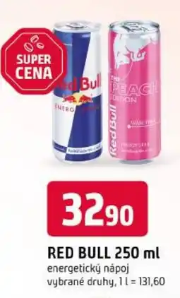 Trefa Red Bull energetický nápoj nabídka