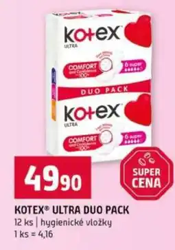 Terno KOTEX ULTRA DUO PACK nabídka