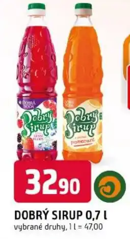 Trefa Dobrý sirup nabídka