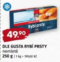 Terno DLE GUSTA RYBÍ PRSTY nabídka