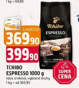 Trefa Tchibo espresso nabídka