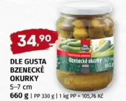 Terno DLE GUSTA BZENECKÉ OKURKY nabídka