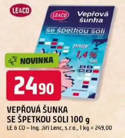 Trefa Le&Co vepřová šunka se špetkou soli nabídka