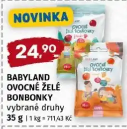 Terno BABYLAND OVOCNÉ ŽELÉ BONBONKY nabídka