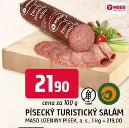 Trefa Múúú písecký turistický salám nabídka
