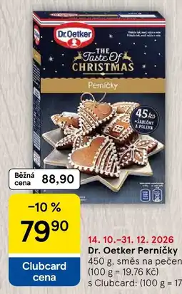 Tesco Dr. Oetker Perníčky nabídka