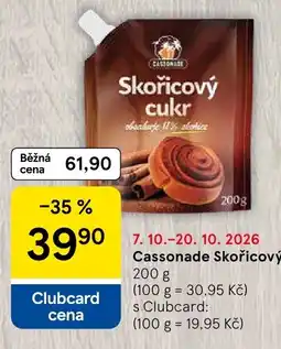 Tesco Cassonade Skořicový nabídka