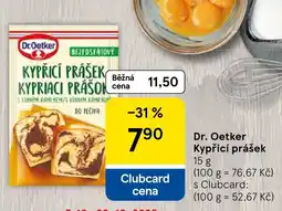 Tesco Dr.Oetker kypřicí prášek nabídka