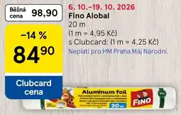 Tesco Fino aluminum foil nabídka