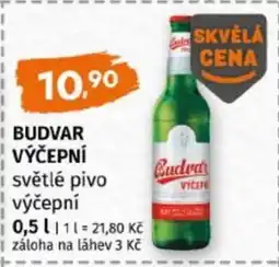 Terno Budvar výčepní nabídka