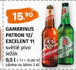 Terno GAMBRINUS PATRON 12 EXCELENT 11 nabídka