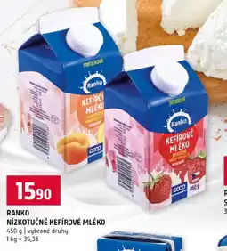 Terno Ranko nízkotučné kefírové mléko nabídka