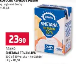 Terno RANKO SMETANA TRVANLIVÁ nabídka