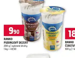 Terno Ranko pudingový dezert nabídka