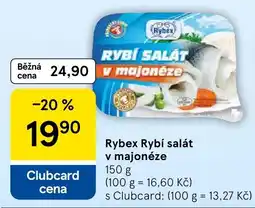 Tesco RybeX rybí salát v majonéze nabídka