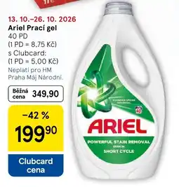 Tesco Ariel prací gel nabídka