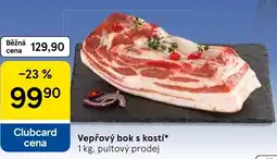 Tesco Vepřový bok s kostí nabídka