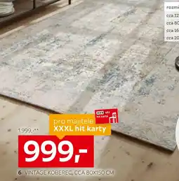 XXXLutz Vintage koberec nabídka