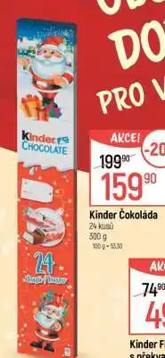 Globus Kinder čokoláda nabídka