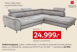 XXXLutz Stylife sedací souprava nabídka