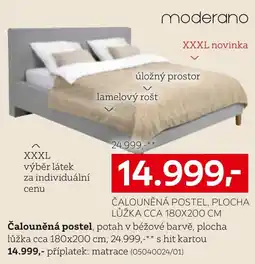 XXXLutz Moderano čalouněná postel nabídka