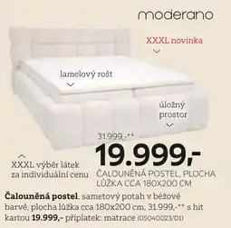 XXXLutz Moderano čalouněná postel nabídka