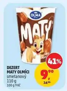 Penny Market DEZERT MATY OLMÍCI smetanový nabídka