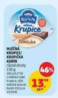 Penny Market MLÉČNÁ KRUPICE/KRUPIČKA KUNÍN nabídka