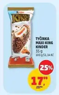 Penny Market TYČINKA MAXI KING Kinder nabídka
