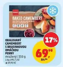 Penny Market Obalovaný Camembert s brusinkovou omáčkou PENNY nabídka