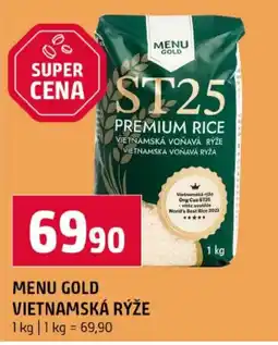 Terno Menu gold vietnamská rýže nabídka