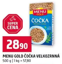 Terno Menu gold čočka velkozrnná nabídka