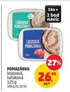 Penny Market Pomazánka lososová/tuňáková nabídka